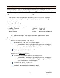 Form CTS-04 Dissolution Questionnaire - Michigan, Page 3