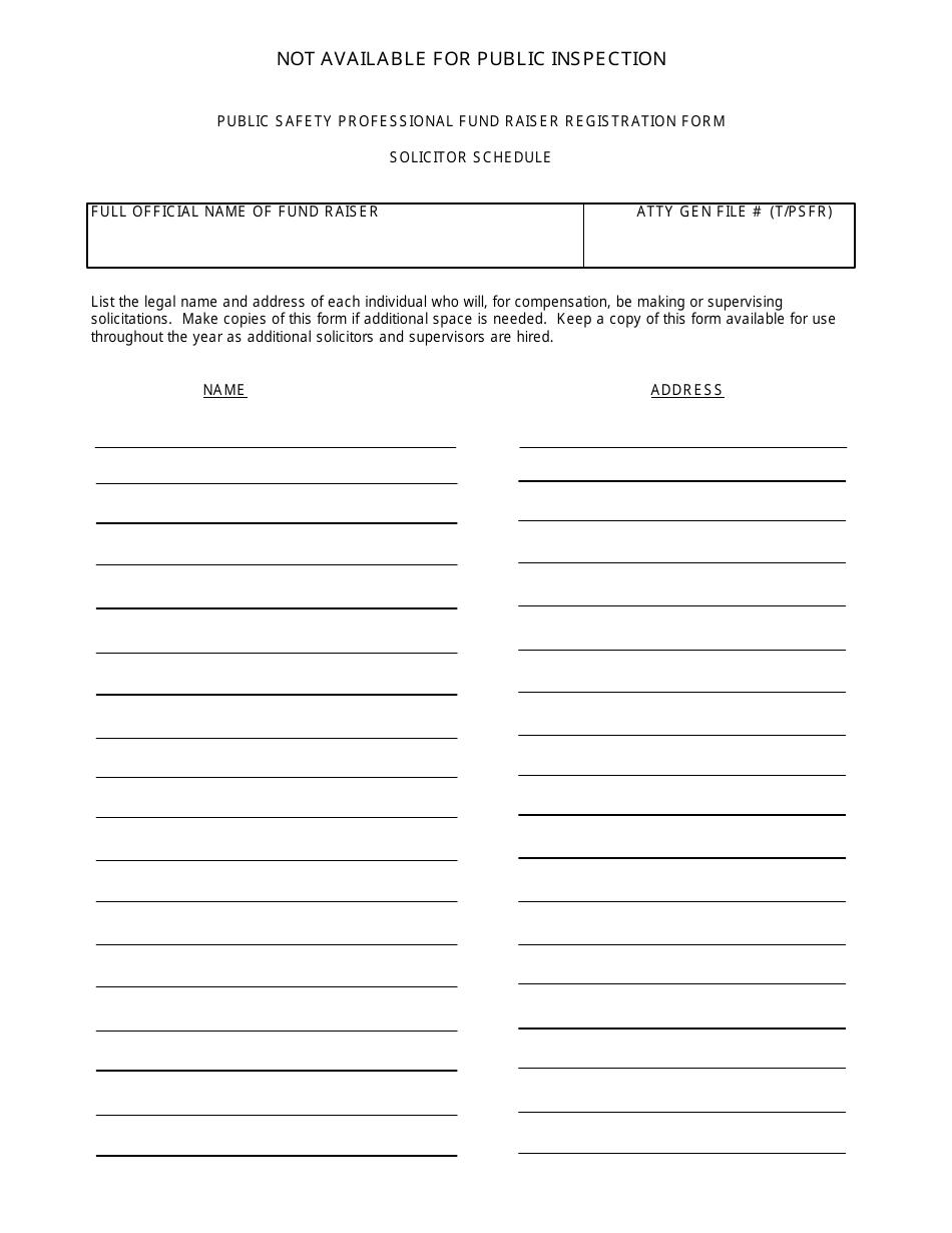 Form CTS-13 Public Safety Professional Fundraiser Registration Form - Michigan, Page 4