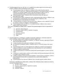 Instructions for Form CD-17 Safety Assessment - Missouri, Page 4