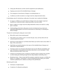 Instructions for Form CD-18 Safety Plan - Missouri, Page 3