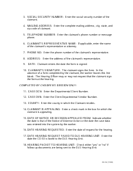 Instructions for Form CD-53 Application for Fair Hearing - Missouri, Page 2