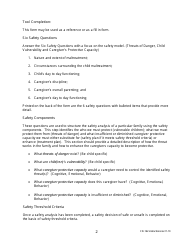 Instructions for Form CD-162 Safety Information Collection Tool - Missouri, Page 2