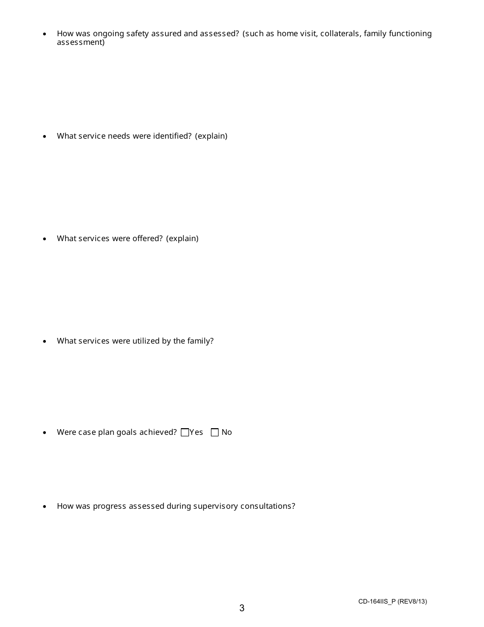 Form CD-164IIS_P Critical Event Case Review - Prior Iis - Missouri, Page 3