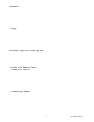 Form CD-164RF Critical Event Case Review - Resource Families - Missouri, Page 2
