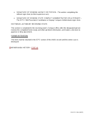 Instructions for Form CD-ICPC-100A Placement Request - Interstate Compact on the Placement of Children (Icpc) - Missouri, Page 4