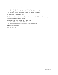 Instructions for Form CW-103 Child/Family Health and Developmental Assessment - Missouri, Page 2