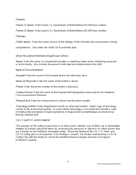 Instructions for Form NCAT Newborn Crisis Assessment Tool - Missouri, Page 2