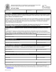 Document preview: Form MO500-3026 Opt out Form - Missouri