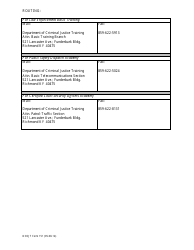 DOCJT Form 151 Applicant Confirmation - Kentucky, Page 2