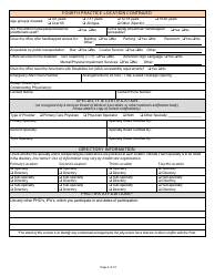 Louisiana Standardized Credentialing Application Form - Louisiana, Page 5