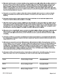 Formulario HFS1413AS Programa De Exclusion - Proveedor - Acuerdo Para Participar En El Programa De Asistencia Medica De Illinois - Illinois (Spanish), Page 2
