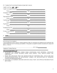 Dmh Continuing Care Referral Transfer Form for Adults - Massachusetts, Page 4