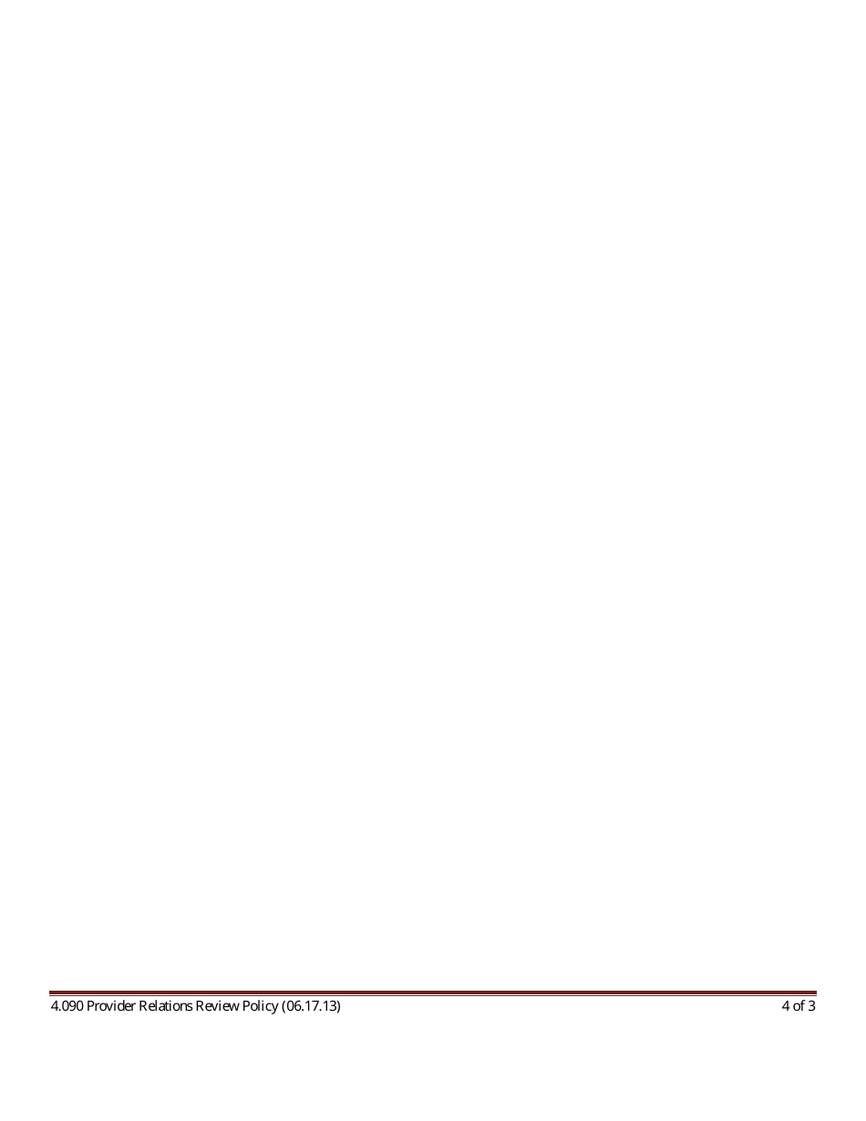 Provider Relations Review Tool - Missouri, Page 4