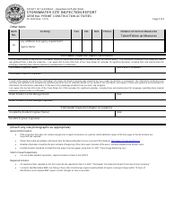 Form CE2020 Stormwater Site Inspection Report - General Permit Construction Activities - County of San Diego, California, Page 5