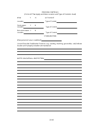 Npdes Inspection Form - Bernalillo County, New Mexico, Page 2