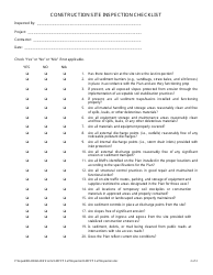 Developer/Contractor Self-inspection Form - Los Angeles county, California, Page 2