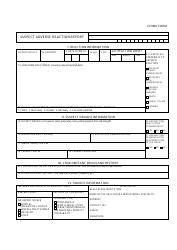 Document preview: Cioms Form - Suspect Adverse Reaction Report Form - Council for International Organizations of Medical Sciences