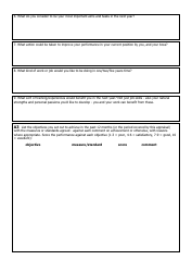 Performance Appraisal Form Template, Page 2