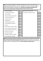 Performance Appraisal Form Template, Page 6
