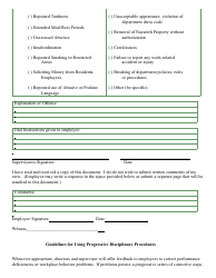 Employee Formal Written Reprimand Template, Page 3