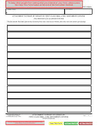 Form POS-030(D) Download Fillable PDF or Fill Online Attachment to ...