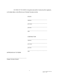 Form D-45 Contract for Personal Services - Hawaii, Page 3