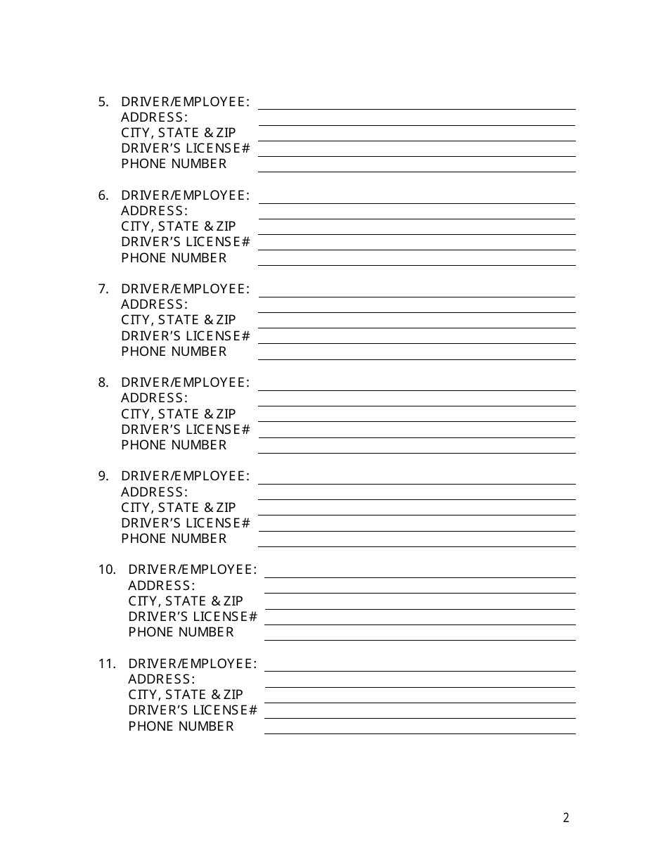 Tow Company Owner and Drivers / Employees List - Louisiana, Page 2