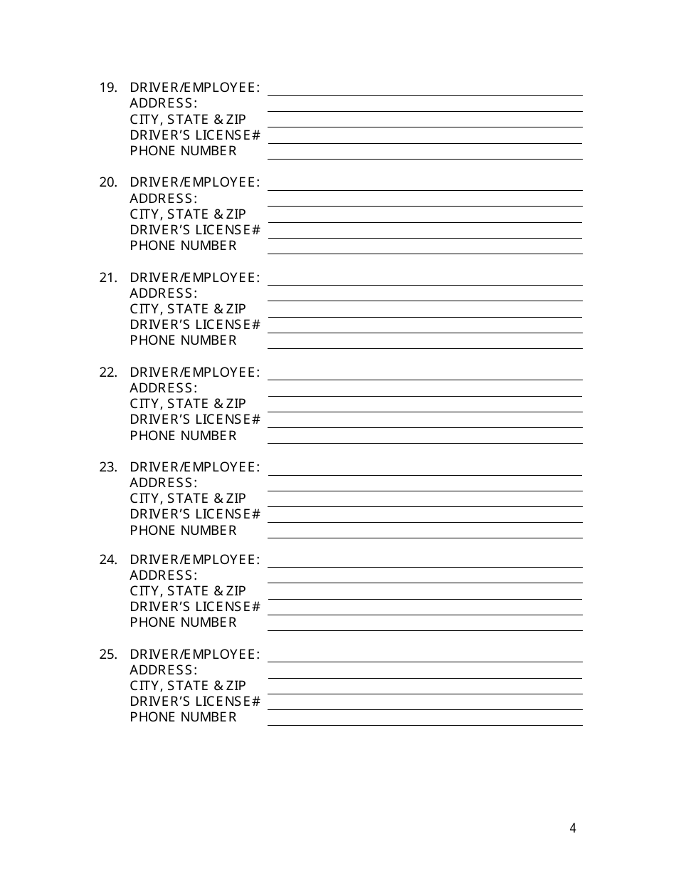 Tow Company Owner and Drivers / Employees List - Louisiana, Page 4