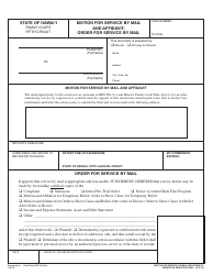 Form 5F-P-183 Uncontested Divorce Without Children (Instructions and Forms) - Hawaii, Page 13