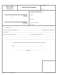 Form 5F-P-183 Uncontested Divorce Without Children (Instructions and Forms) - Hawaii, Page 16