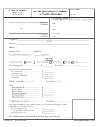Form 5F-P-183 Uncontested Divorce Without Children (Instructions and Forms) - Hawaii, Page 17