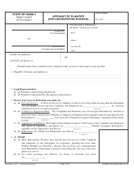 Form 5F-P-183 Uncontested Divorce Without Children (Instructions and Forms) - Hawaii, Page 25