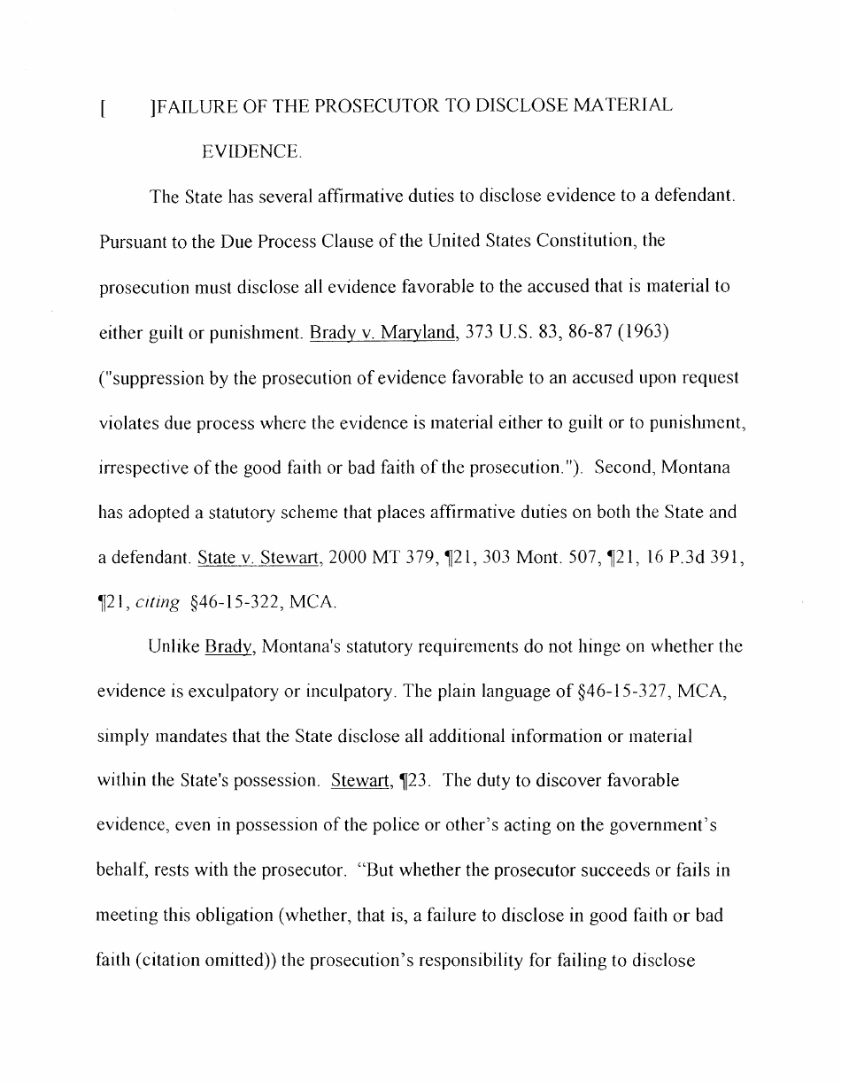 Petition for Postconviction Relief - Montana, Page 13