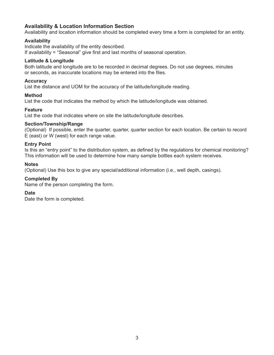Instructions for Form MO780-1233 Inventory Source and Treatment Record - Missouri, Page 3