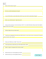 Form AOC-JV-38 Affidavit and Beyond Control of Parent Evaluation Form - Kentucky, Page 2