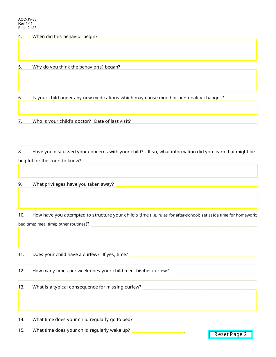 Form Aoc Jv 38 Fill Out Sign Online And Download Fillable Pdf Kentucky Templateroller 9888