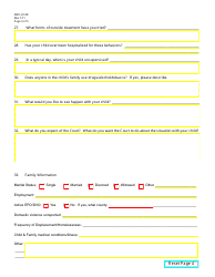 Form AOC-JV-38 Affidavit and Beyond Control of Parent Evaluation Form - Kentucky, Page 4
