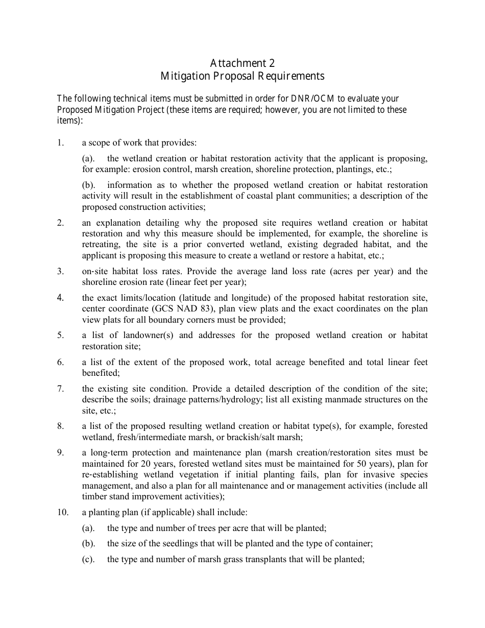 Ocm Letter to Applicant - Applicant Is Not Landowner - Louisiana, Page 5