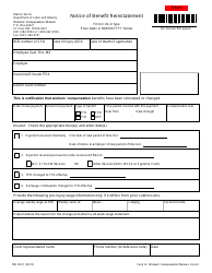 Form MN NC01 &quot;Notice of Benefit Reinstatement&quot; - Minnesota
