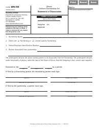 Document preview: Form UPA-704 Statement of Dissociation - Illinois