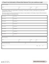 Form FH Statutory Compliance Report Funeral Homes - Kansas, Page 2