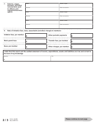 Form LA67-01 Labor / Employee Organization Annual Report - Kansas, Page 3