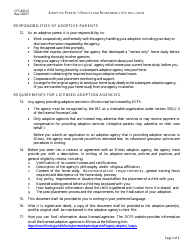 Form CFS403-D Adoptive Parents&#039; Rights and Responsibilities in Illinois - Illinois, Page 3