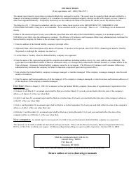 Form C5 Domestic Limited Liability Company Annual Report - Hawaii, Page 2