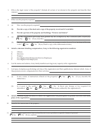 Form 62A023 Application for Exemption From Property Taxation - Kentucky, Page 2
