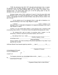 Statutory Short Form Power of Attorney Minnesota Statutes, Section 523.23 - Minnesota, Page 3