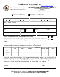 Form PC-1 Idhr Employer Report Form - Illinois, Page 2