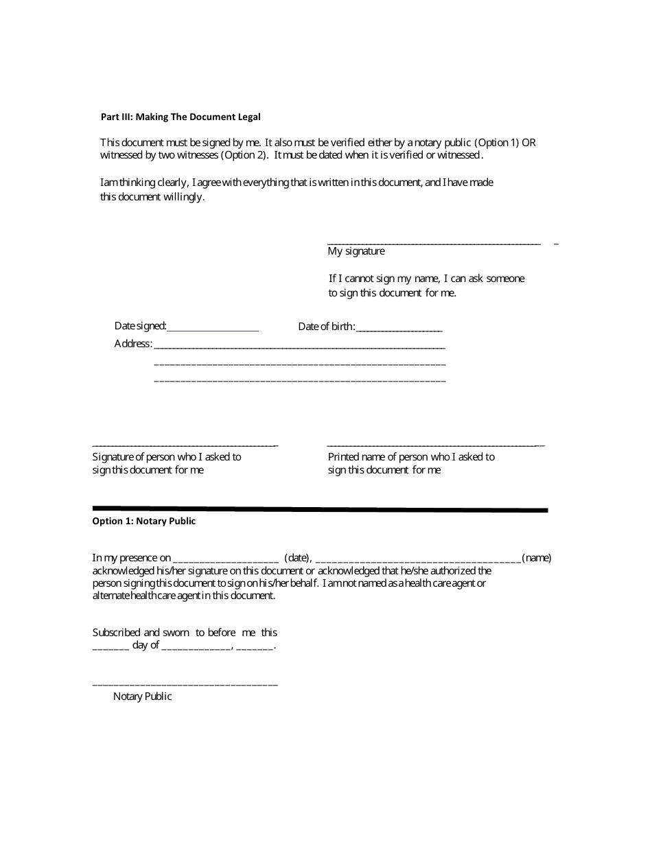 Health Care Directive - Minnesota, Page 5