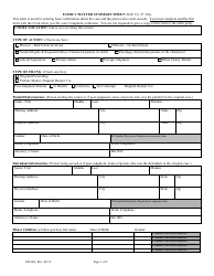 Form FM-002 Family Matter Summary Sheet - Maine