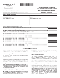Document preview: Form 41A720QR (K-1) Schedule QR (K-1) Distributive Share of Approved Qualified Research Facility Tax Credit - Kentucky